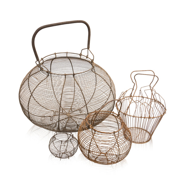Metal Wire Egg Baskets, Furnishings, Decor, Other