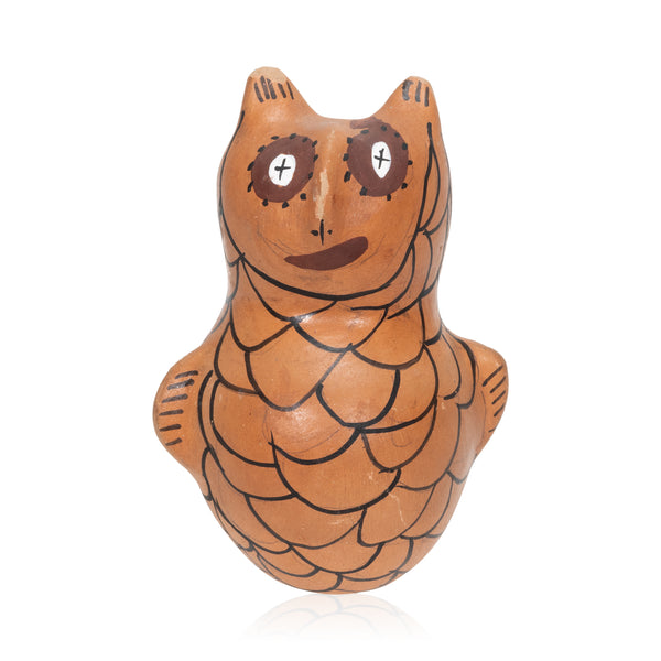 Pueblo Pottery Owl, Native, Pottery, Historic