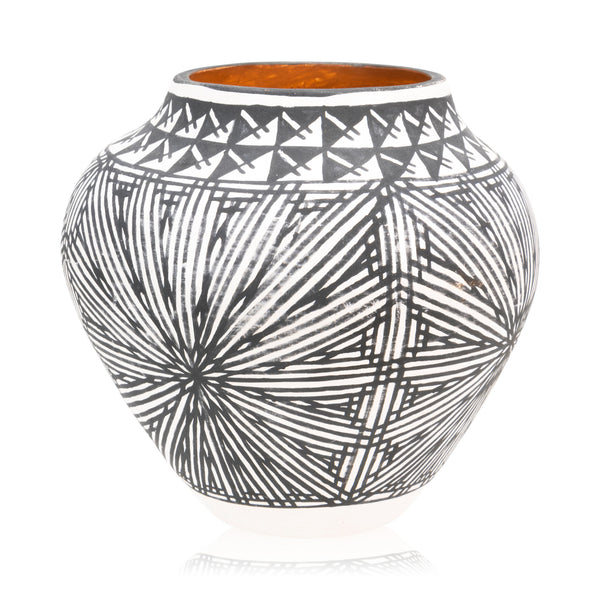 Acoma Potter Jar, Native, Pottery, Historic
