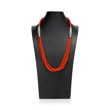 Navajo Coral Necklace, Jewelry, Necklace, Native