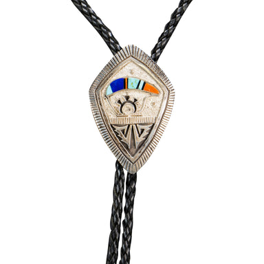 Zuni Multi Stone Bolo, Jewelry, Bolo Necktie, Native