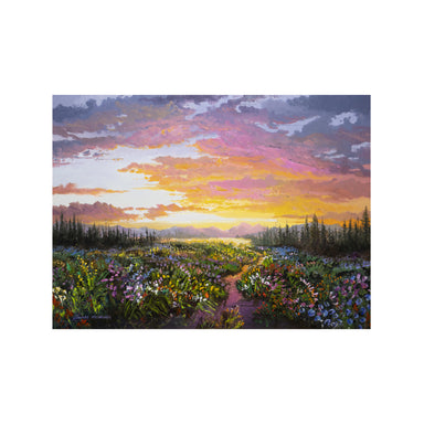 Western Sunset by Thomas deDecker, Fine Art, Painting, Landscape