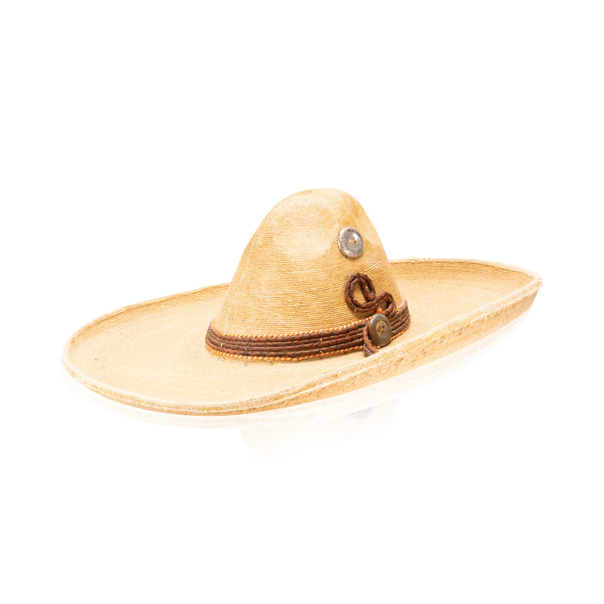 Mexican Deep Dish Hi-Top Straw Sombrero A2809 – Early California Antiques  Shop