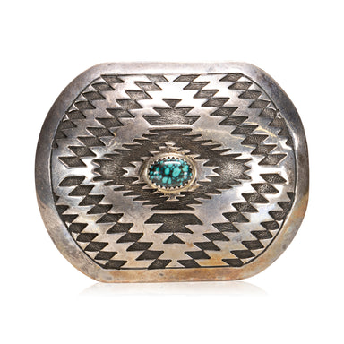 Navajo Turqoise Buckle, Jewelry, Buckle, Native