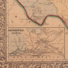 Map of Texas County 1860
