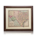 Map of Texas; Warner & Beers 1870, Furnishings, Decor, Map