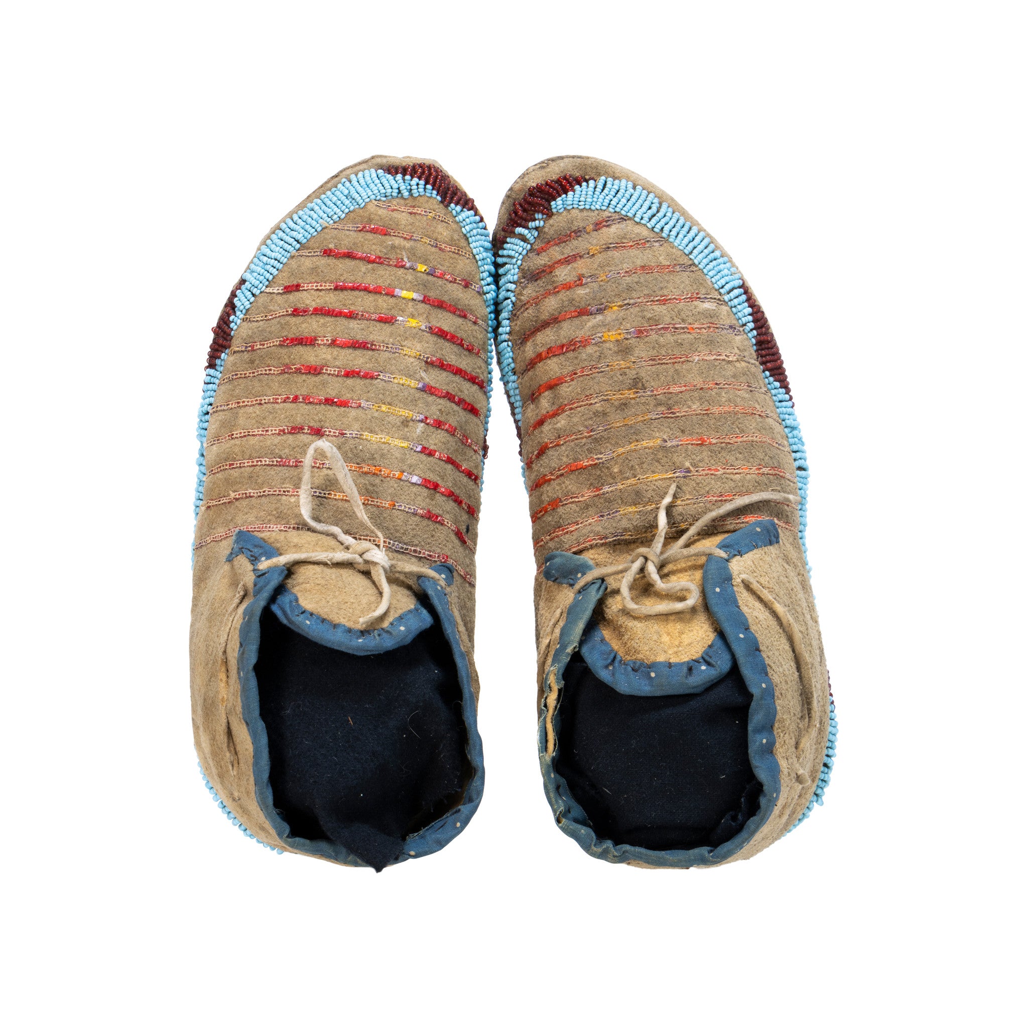 Sioux Quilled Moccasins