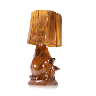 Burl Lamp, Furnishings, Lighting, Table Lamp