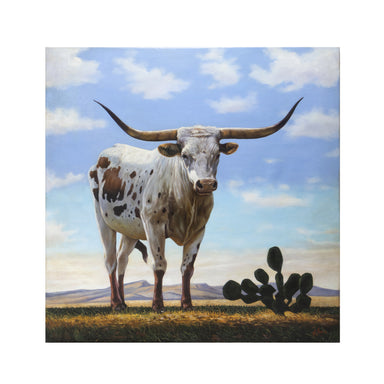 Texas Longhorn by E. Tapia, Fine Art, Painting, Western