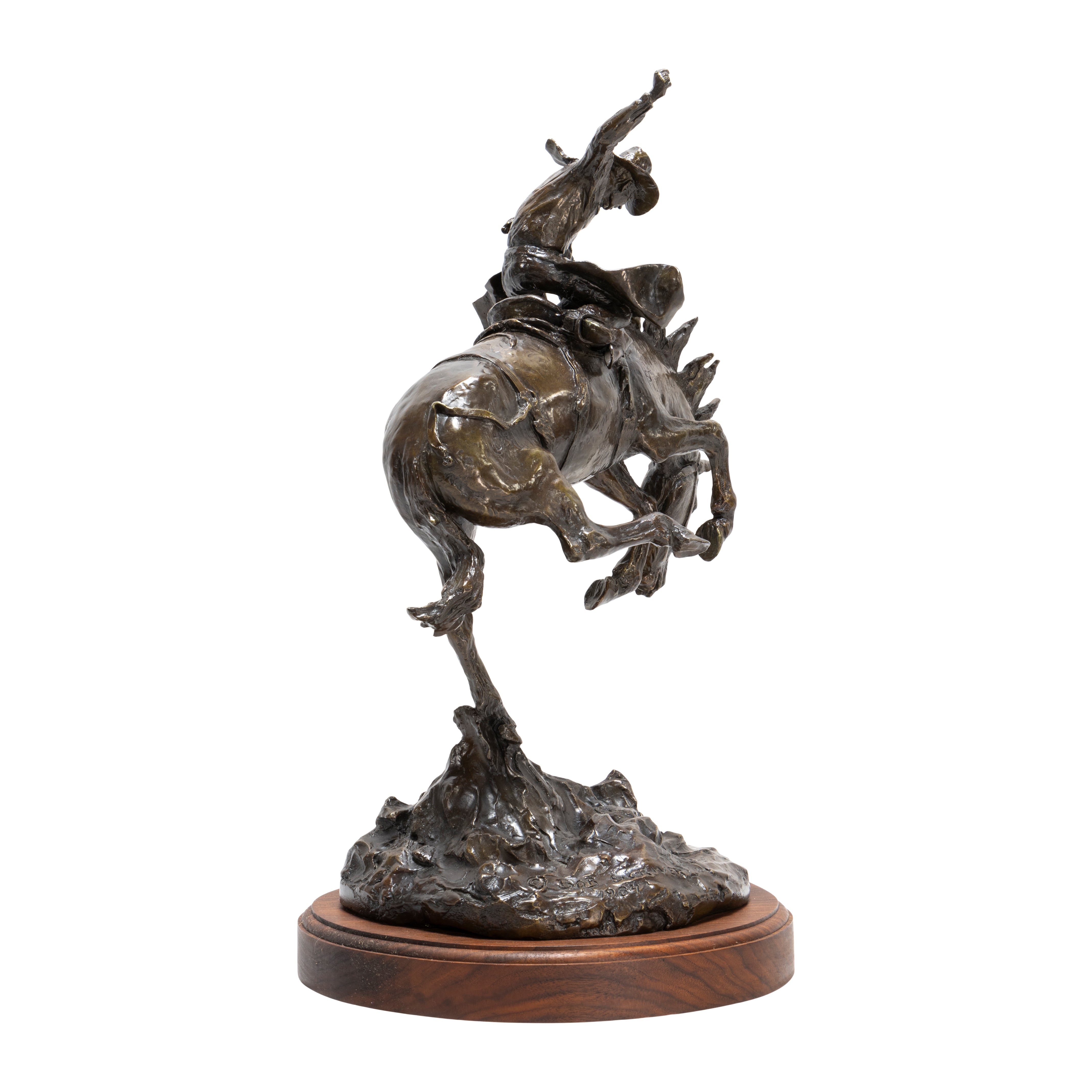 "To Ride a Bronc" Bronze by Robert Scriver