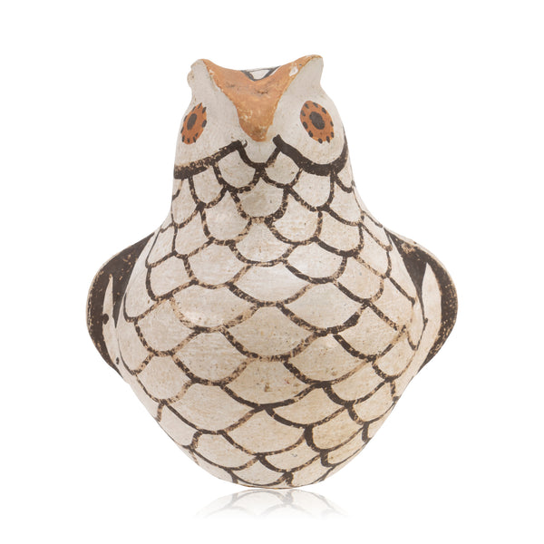 Acoma Miniature Owl, Native, Pottery, Historic