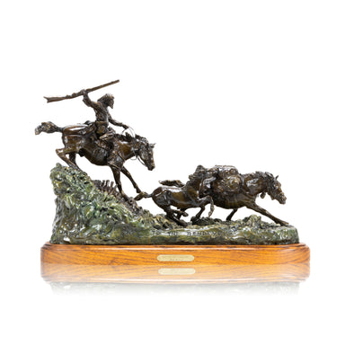 "Race to the Rendevous" Bronze by Robert Scriver, Fine Art, Bronze, Limited