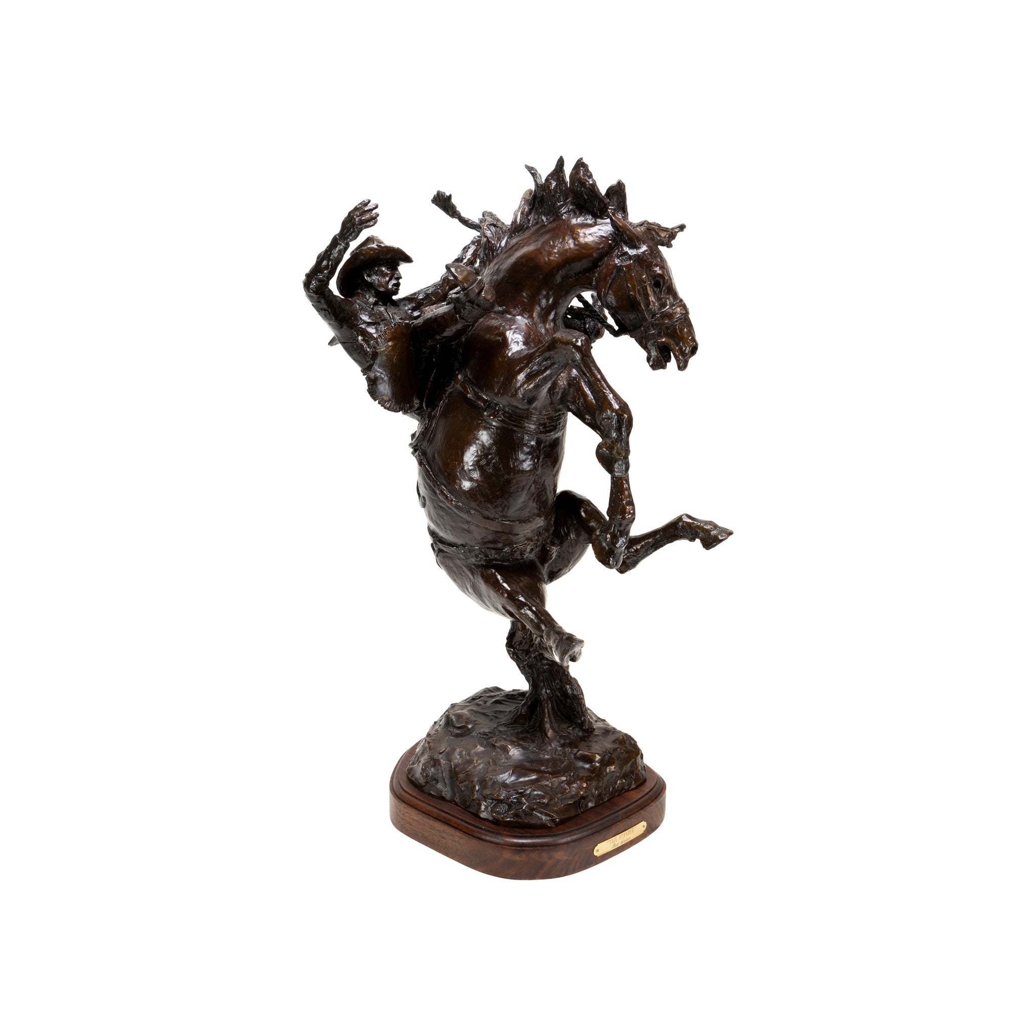 "Tail Stander" Bronze by Robert Scriver