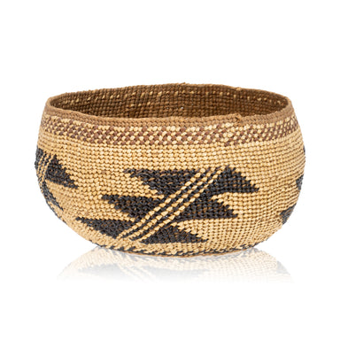 Hupa Hat Basket, Native, Basketry, Hat