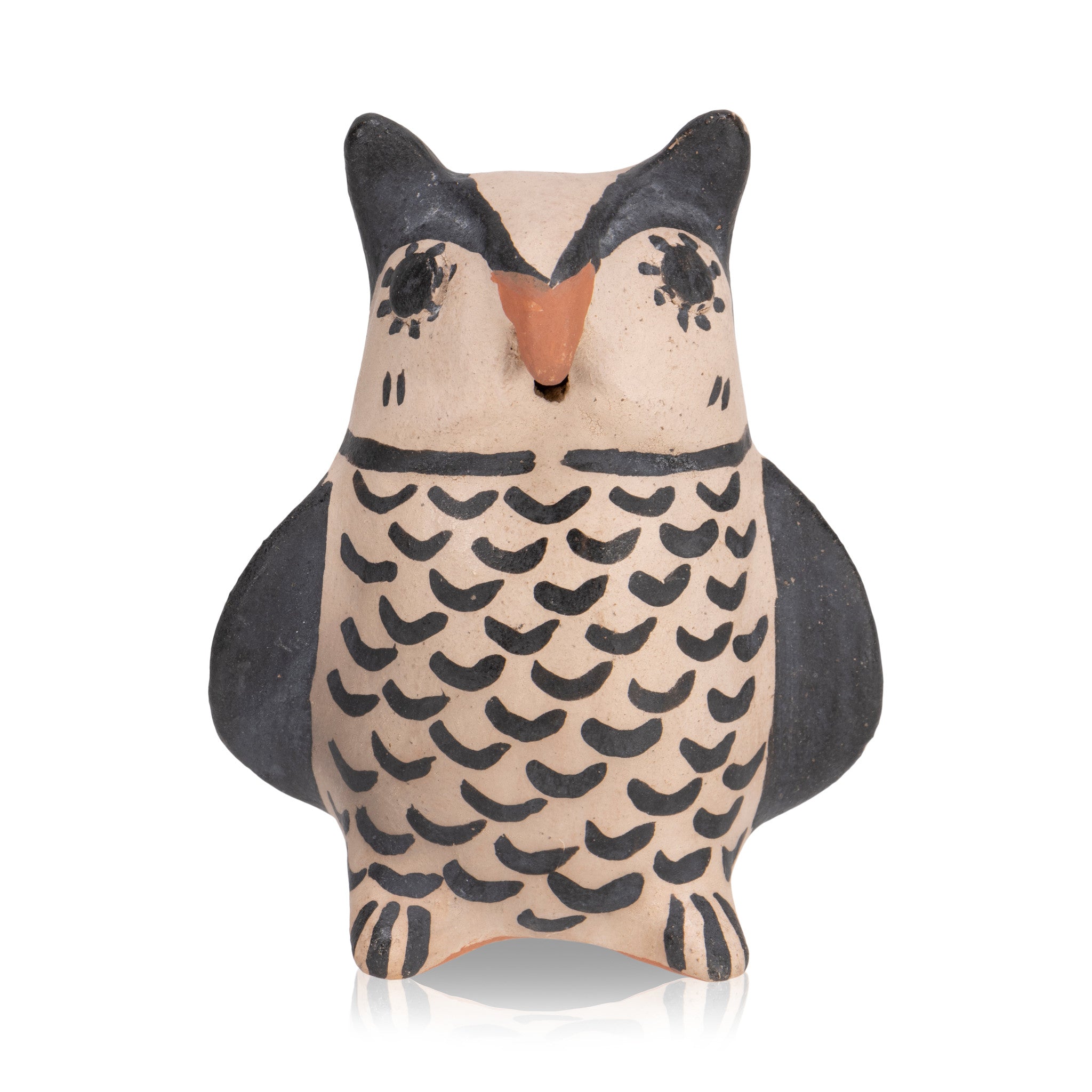 Cochiti Pottery Owl, Native, Pottery, Historic