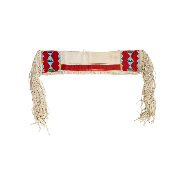 Sioux Saddle Throw, Native, Beadwork, Other
