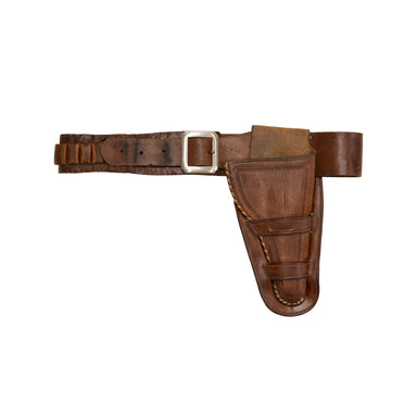 R.T. Frazier Holster and Cartridge Belt, Western, Gun Leather, Holster