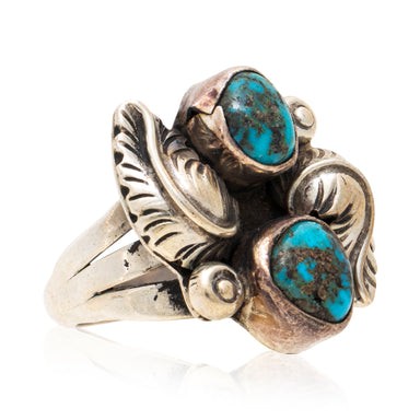 Sterling and Turquoise Ring, Jewelry, Ring, Native