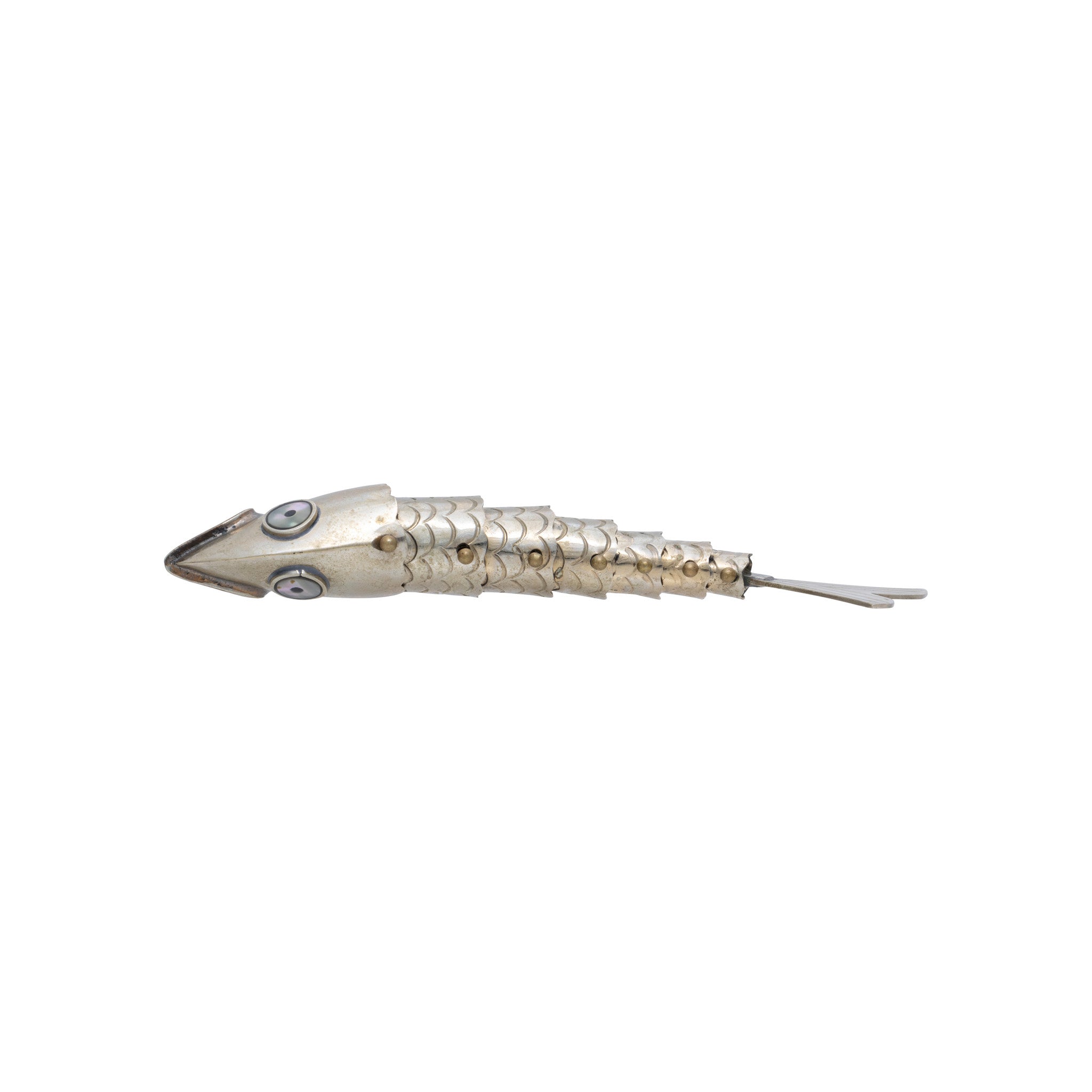 Silver Articulated Fish Bottle Opener
