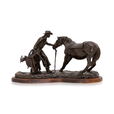 "4 O'Clock in the Morning" Bronze by Robert Scriver, Fine Art, Bronze, Limited