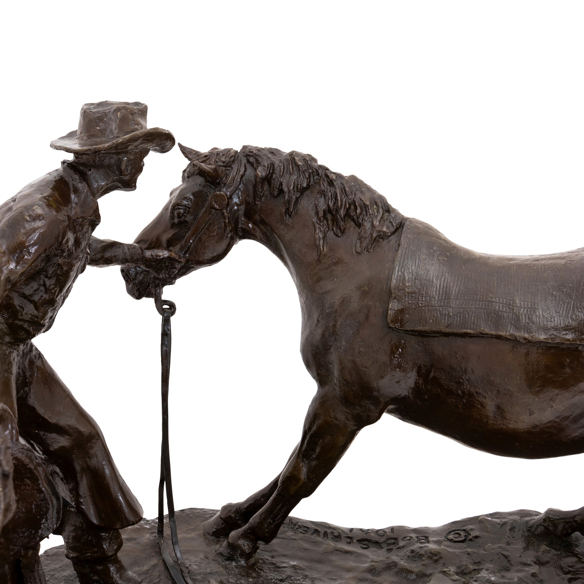 "4 O'Clock in the Morning" Bronze by Robert Scriver