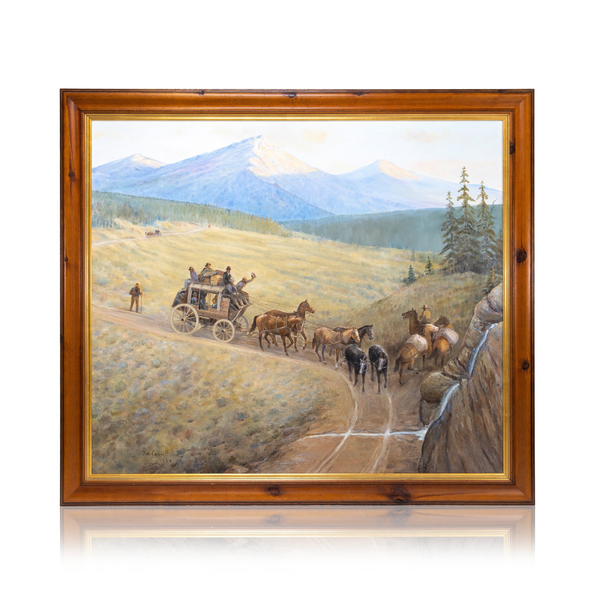 "Montana Stagecoach" by Jim Carkhuff