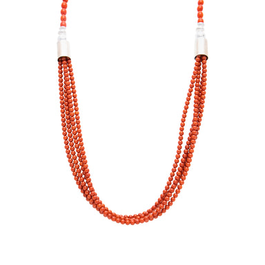 Navajo Coral Necklace, Jewelry, Necklace, Native