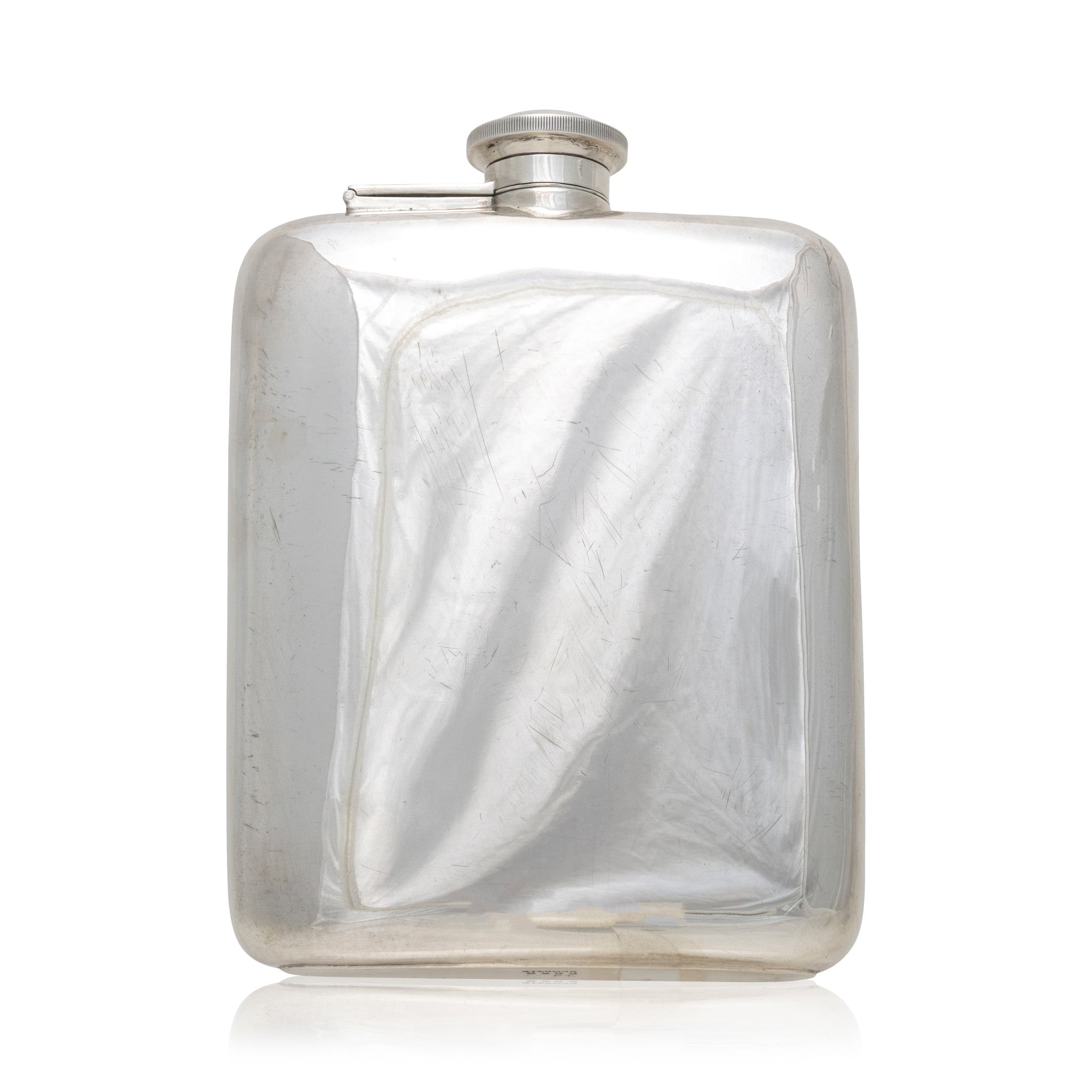 American Sterling Silver Flask, Furnishings, Barware, Flask