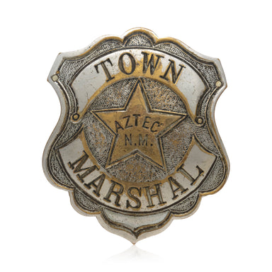 Town Marshal Badge, Western, Law Enforcement, Badge