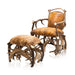 Elk Antler Chair and Ottoman, Furnishings, Furniture, Chair