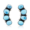 Navajo Golden Hill Turquoise Earrings, Jewelry, Earrings, Native