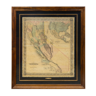 1852 Map of California, Furnishings, Decor, Map