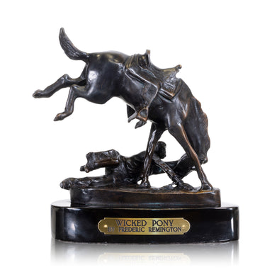 Wicked Pony by Frederic Remington, Fine Art, Bronze, Decorative
