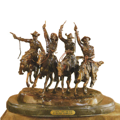 Coming Through the Rye by Frederic Remington, Fine Art, Bronze, Decorative