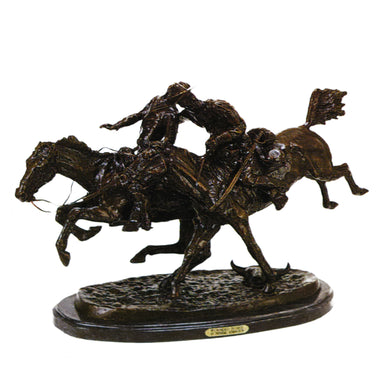 Wounded Bunkie by Frederic Remington, Fine Art, Bronze, Decorative