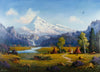 Mount Hood Oregon by Heinie Hartwig, Fine Art, Painting, Native American