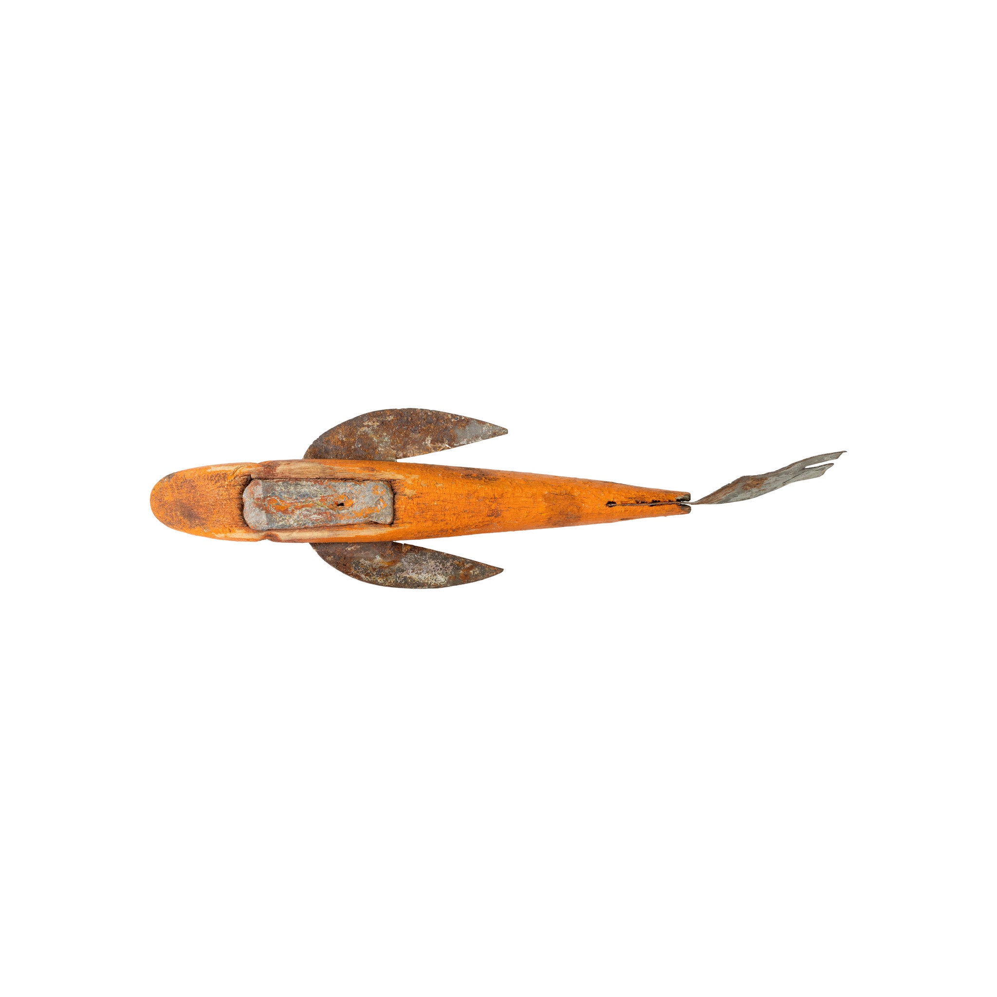 Old Orange Spearfish Decoy