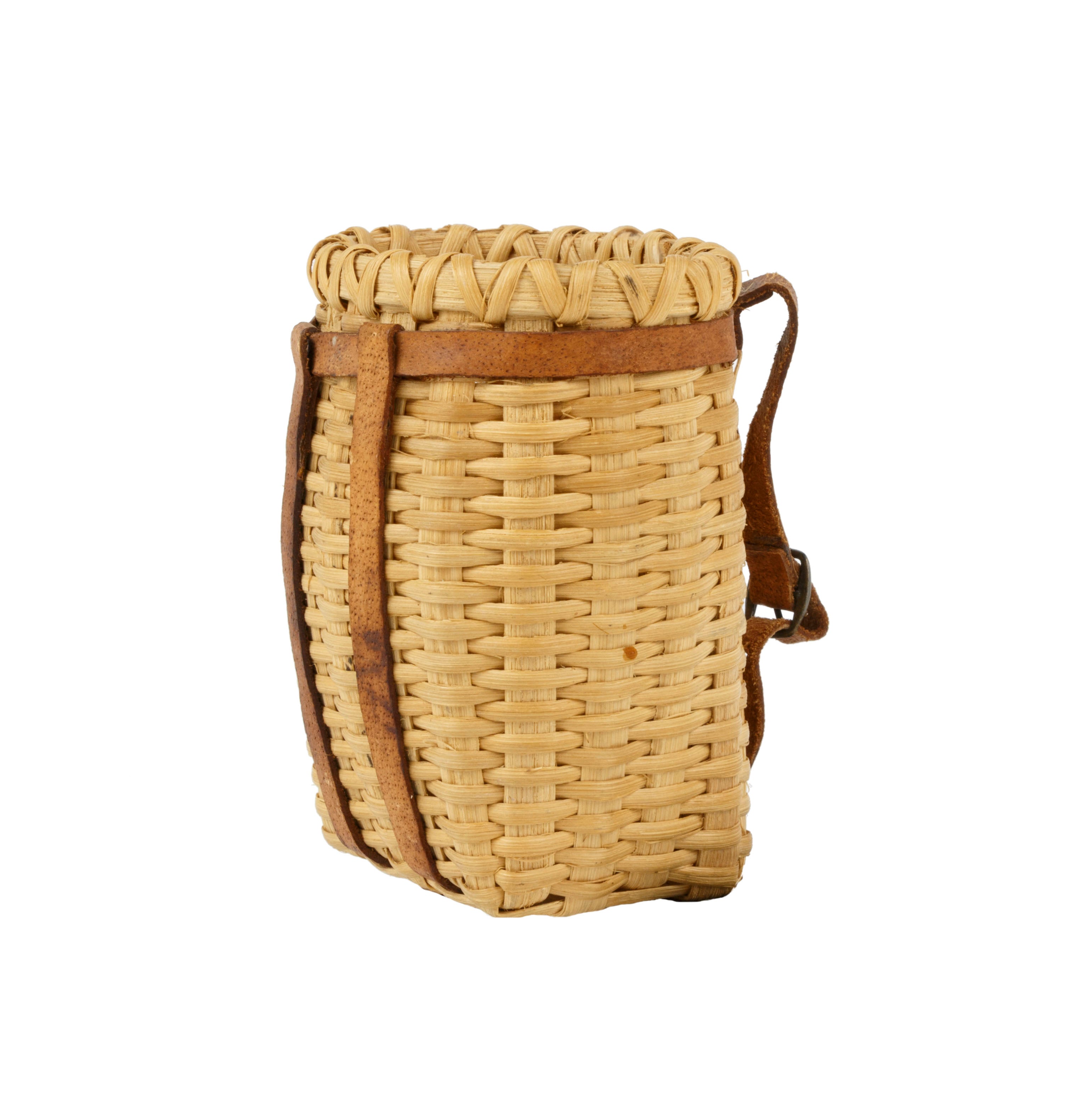 Salesman Sample Trapping basket, Native, Basketry, Vertical