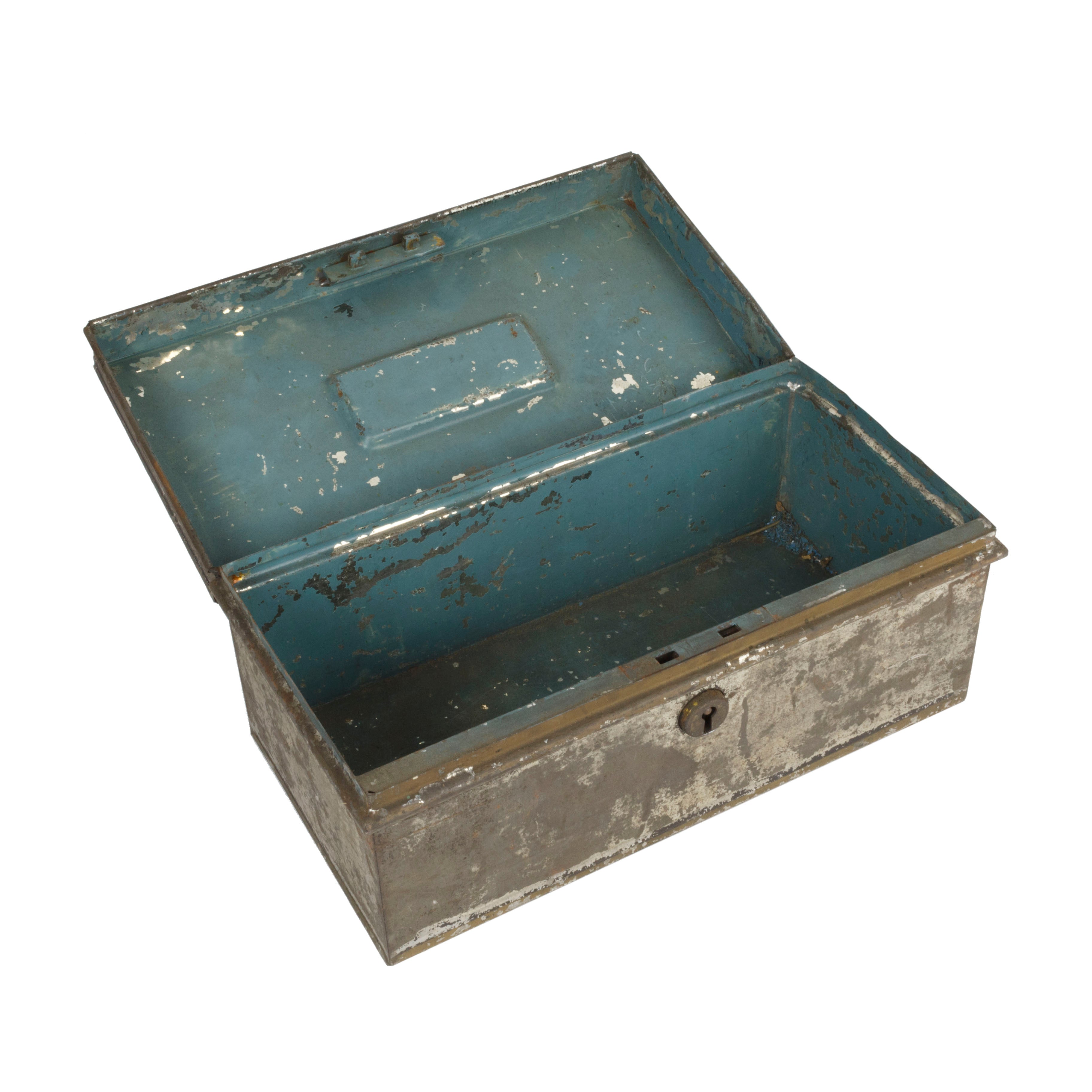 Zinc Tinware Cash Box