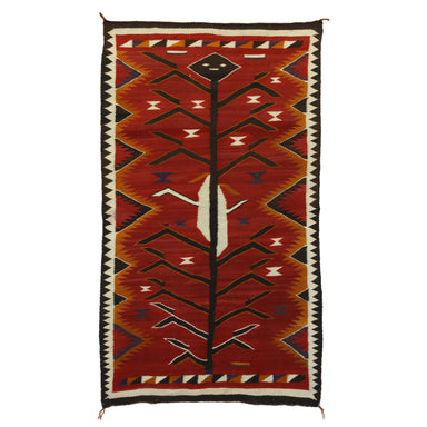 Red Mesa Pictorial Weaving, Native, Weaving, Wall Hanging
