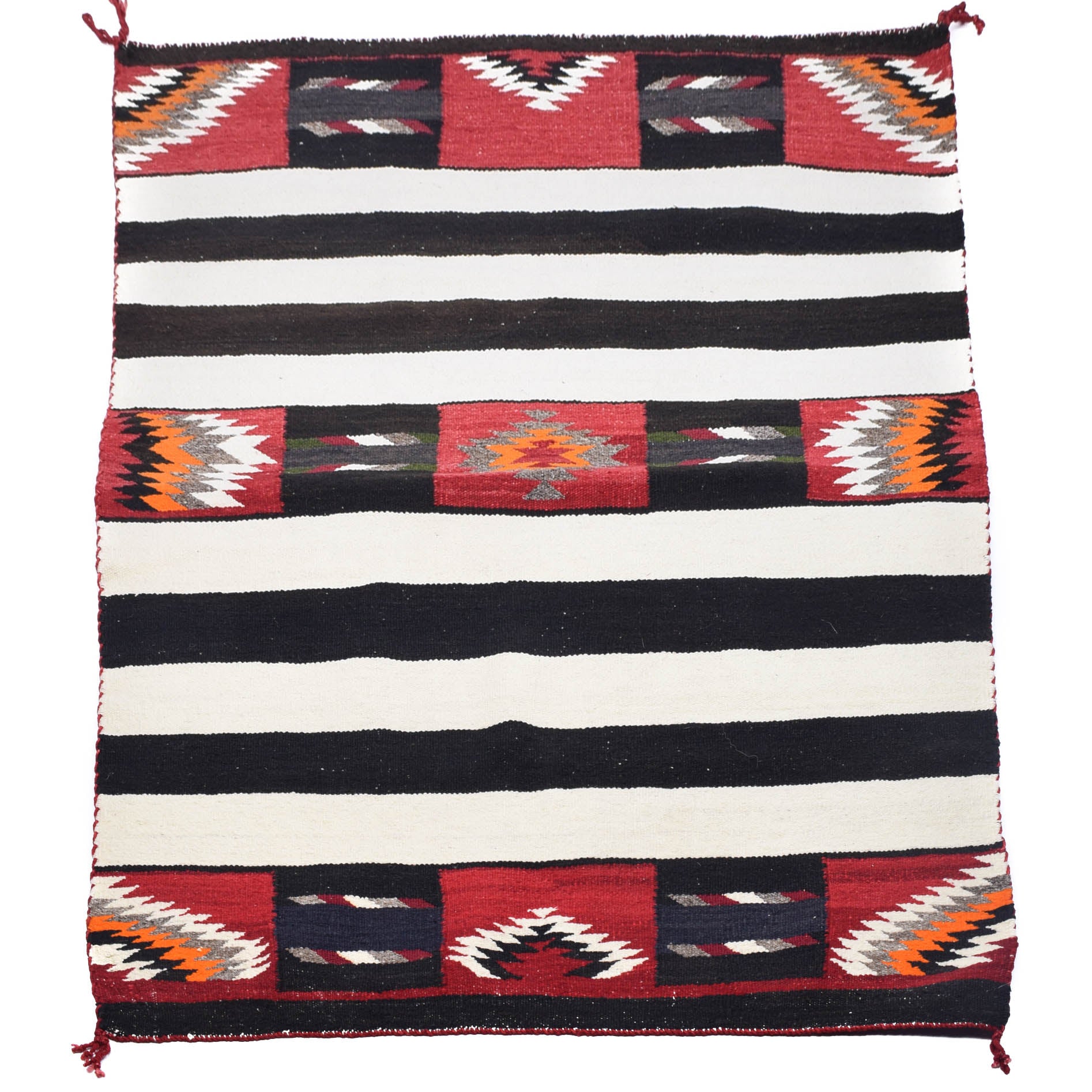 Teec Nos Pos Stylized Chief Blanket, Native, Weaving, Blanket