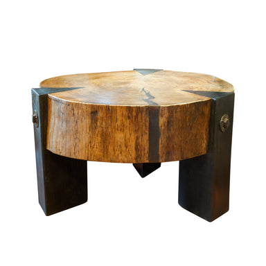 Rugged Industrial Coffee Table, Furnishings, Furniture, Table