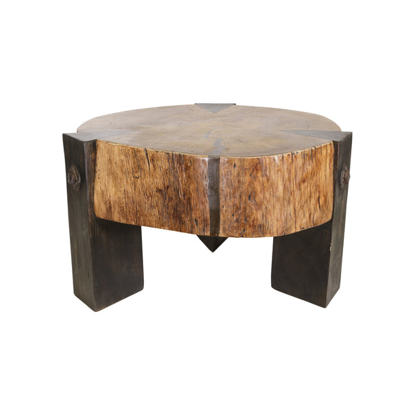 Rugged Industrial Coffee Table, Furnishings, Furniture, Table