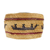 Lidded Makah Basket, Native, Basketry, Vertical