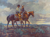 Storm Coming by Newman Myrah, Fine Art, Painting, Western