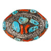 Exceptional Large Navajo Belt Buckle, Jewelry, Buckle, Native