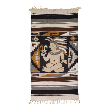 Mexican Pictorial Weaving, Native, Weaving, Blanket