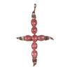 Pink Spiny Oyster Cross Pendant, Jewelry, Necklace, Native