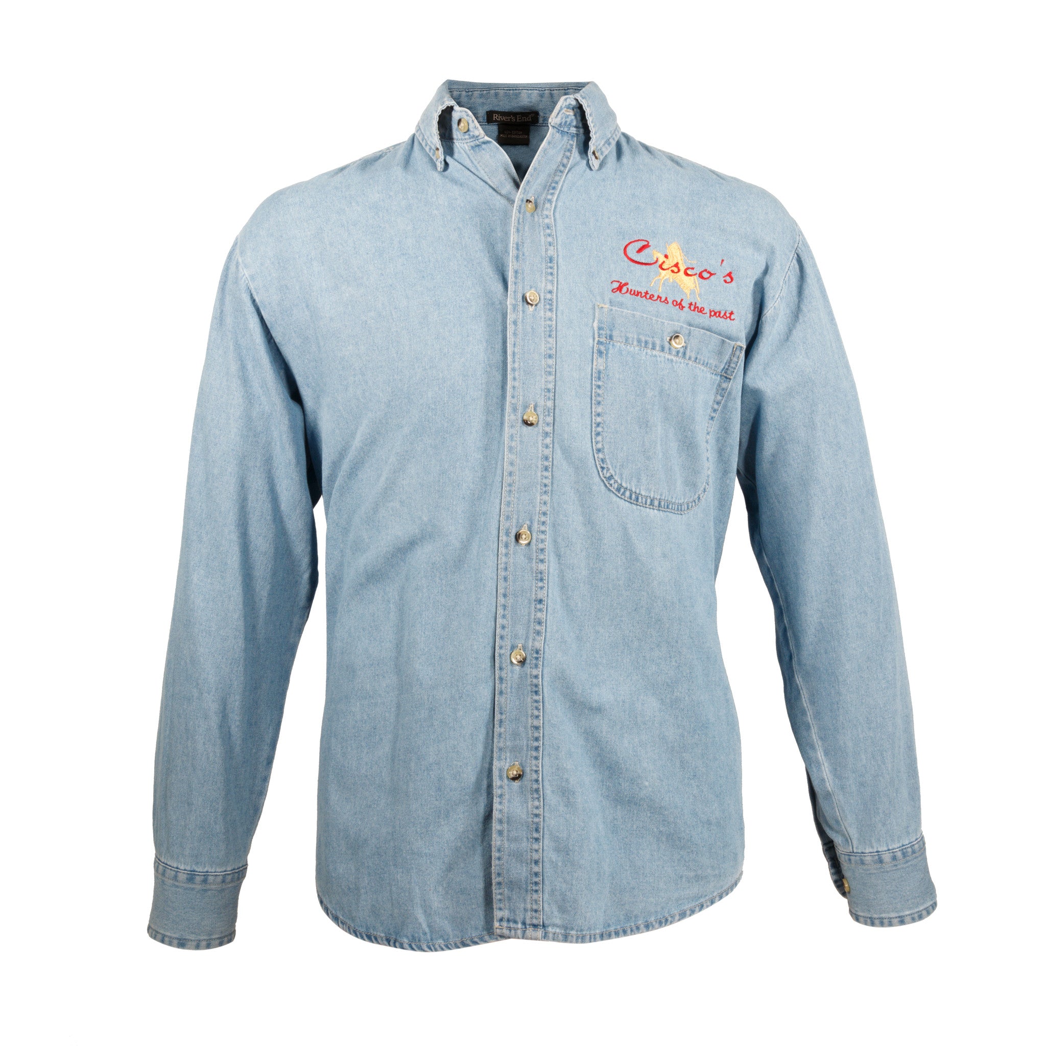 Cisco's Faded Denim Shirt, Branded Goods, Shirt, 