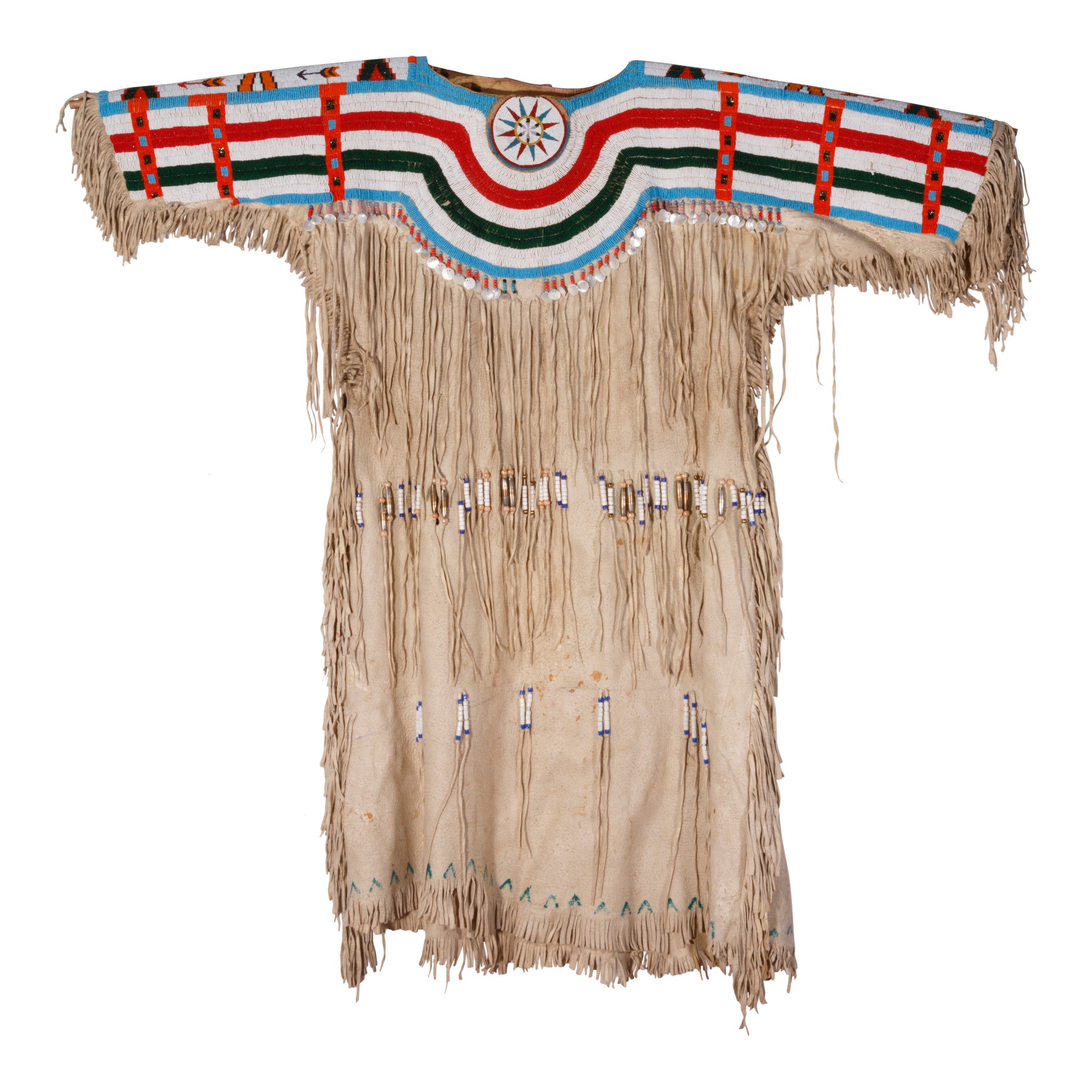 Plateau Beaded Dress, Native, Garment, Dress